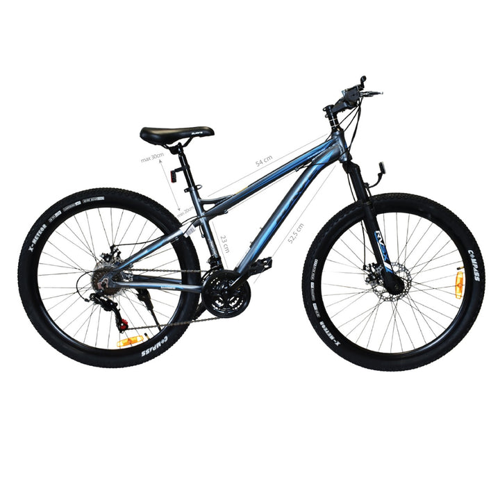 Bicicleta Rave Azul MTB Aro 27.5" de 21 Velocidades