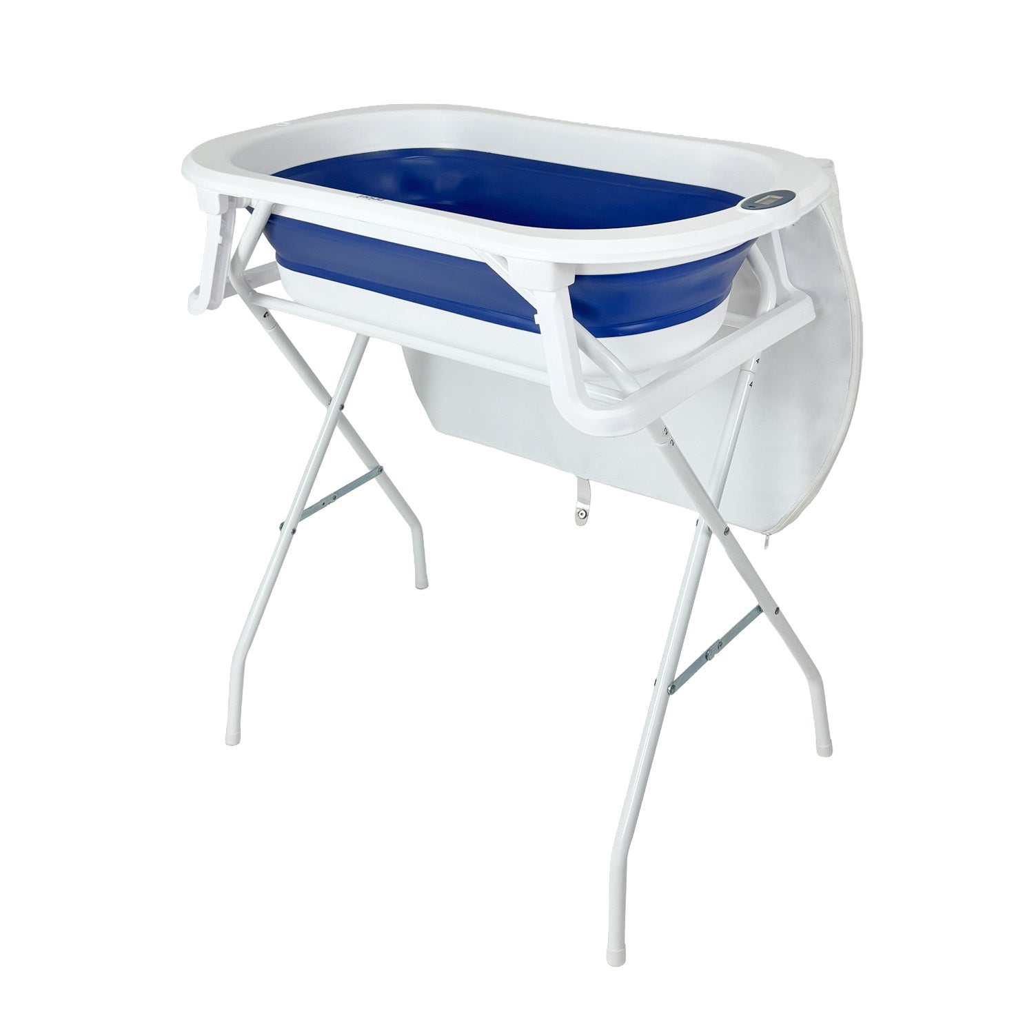 Bañera Bebé Stand Changer y Soporte Metálico Azul Priori