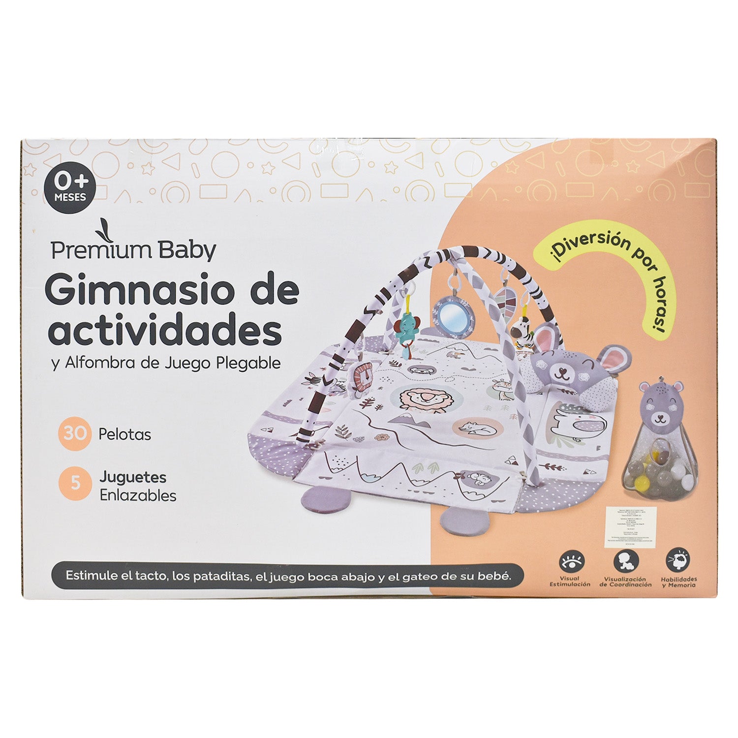Gimnasio Actividades Con Pelotas Premium Baby PB-302FT
