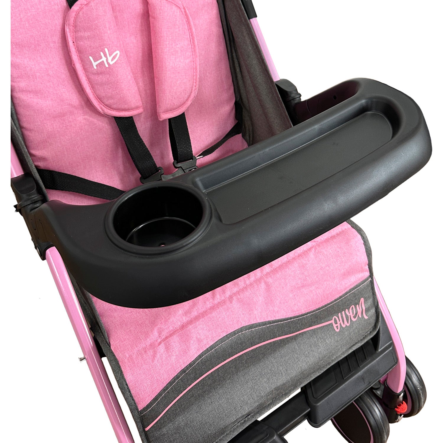 Coche Paseador Owen Happy Baby Rosado