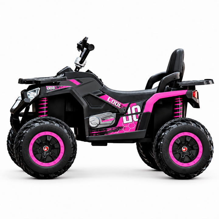 Cuatrimoto Moto Electrica Niña Montable  BJ007 Fucsia 12V
