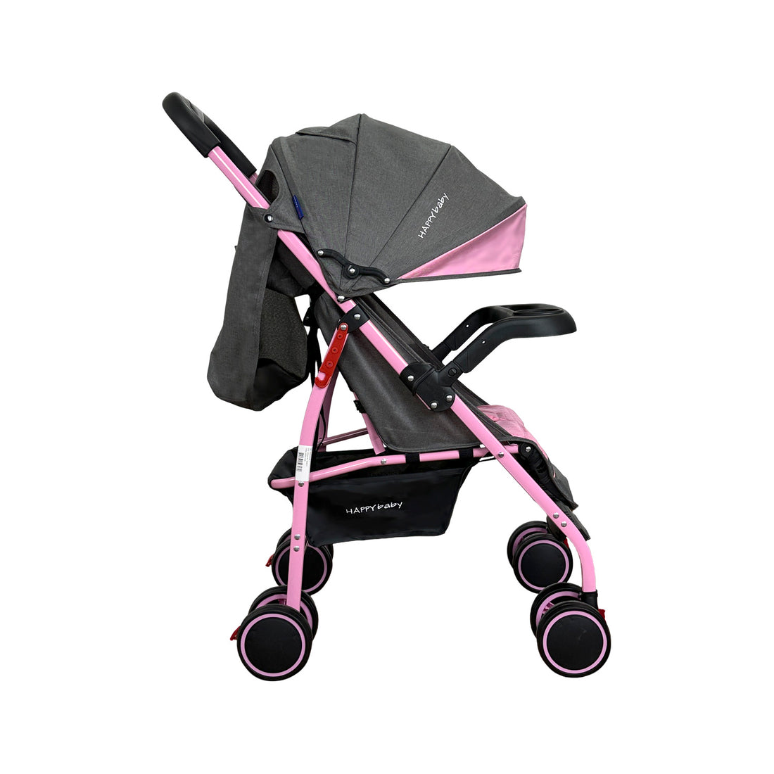 Coche Paseador Owen Happy Baby Rosado