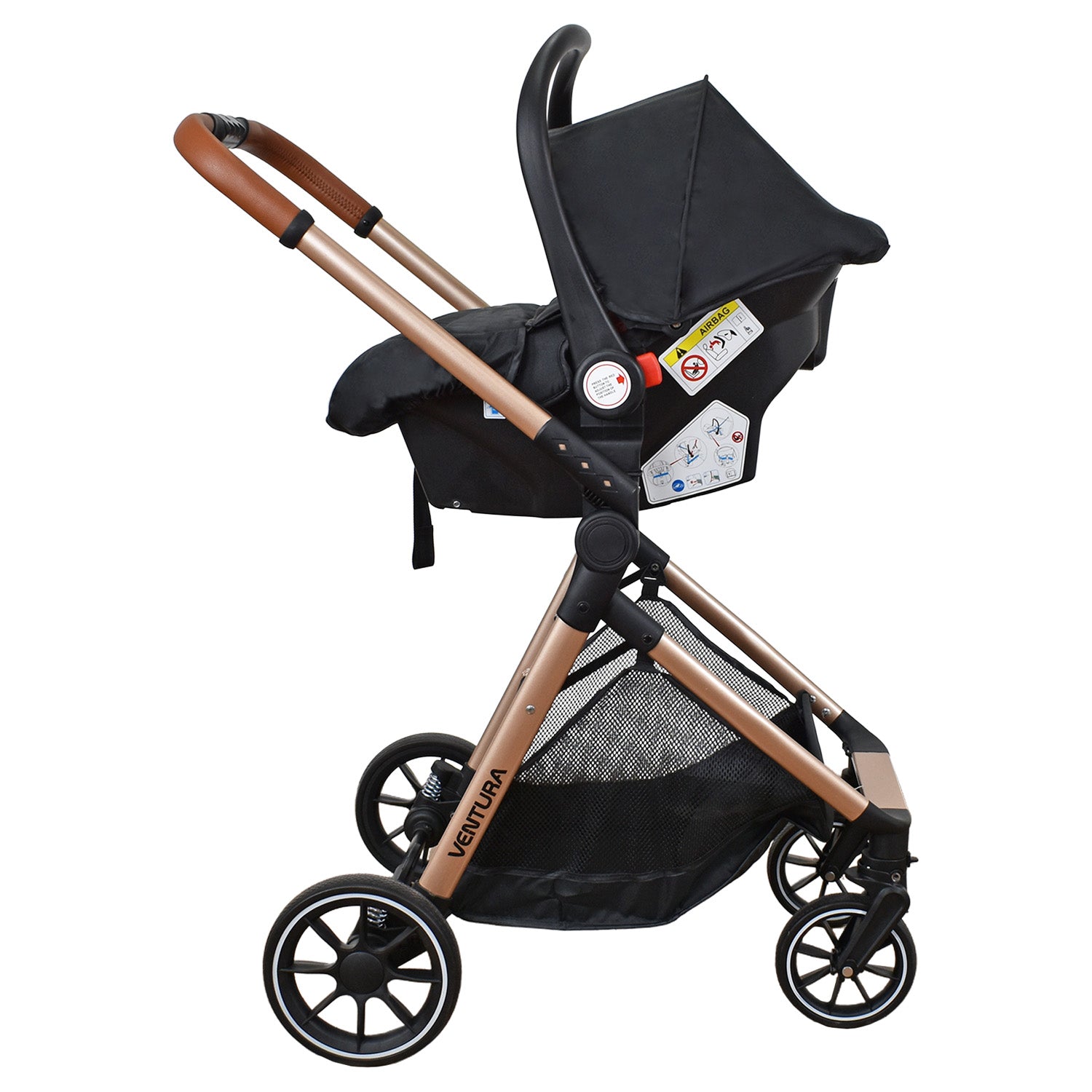 Coche Bebe Travel system Ventura Priori Negro