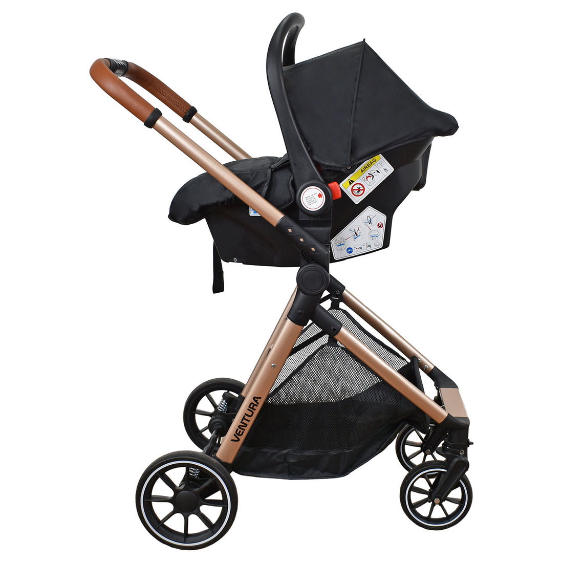 Coche Bebe Travel system Ventura Priori Negro