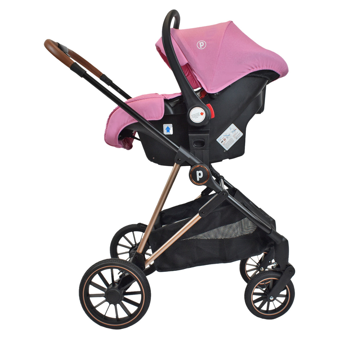 Coche Bebé Moisés Priori Ana Ts Rosado