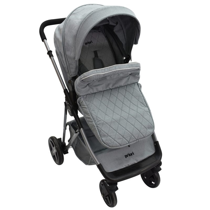 Coche Bebe Maddox 4en1 Priori Gris