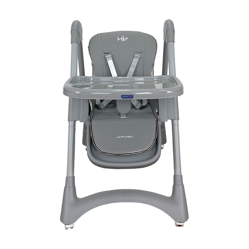 Silla Comedor Bebe Múltiples Posiciones Happy baby Theo Gris