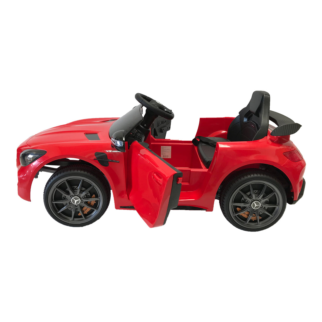 Carro montable con control Mercedes Benz rojo LQ006