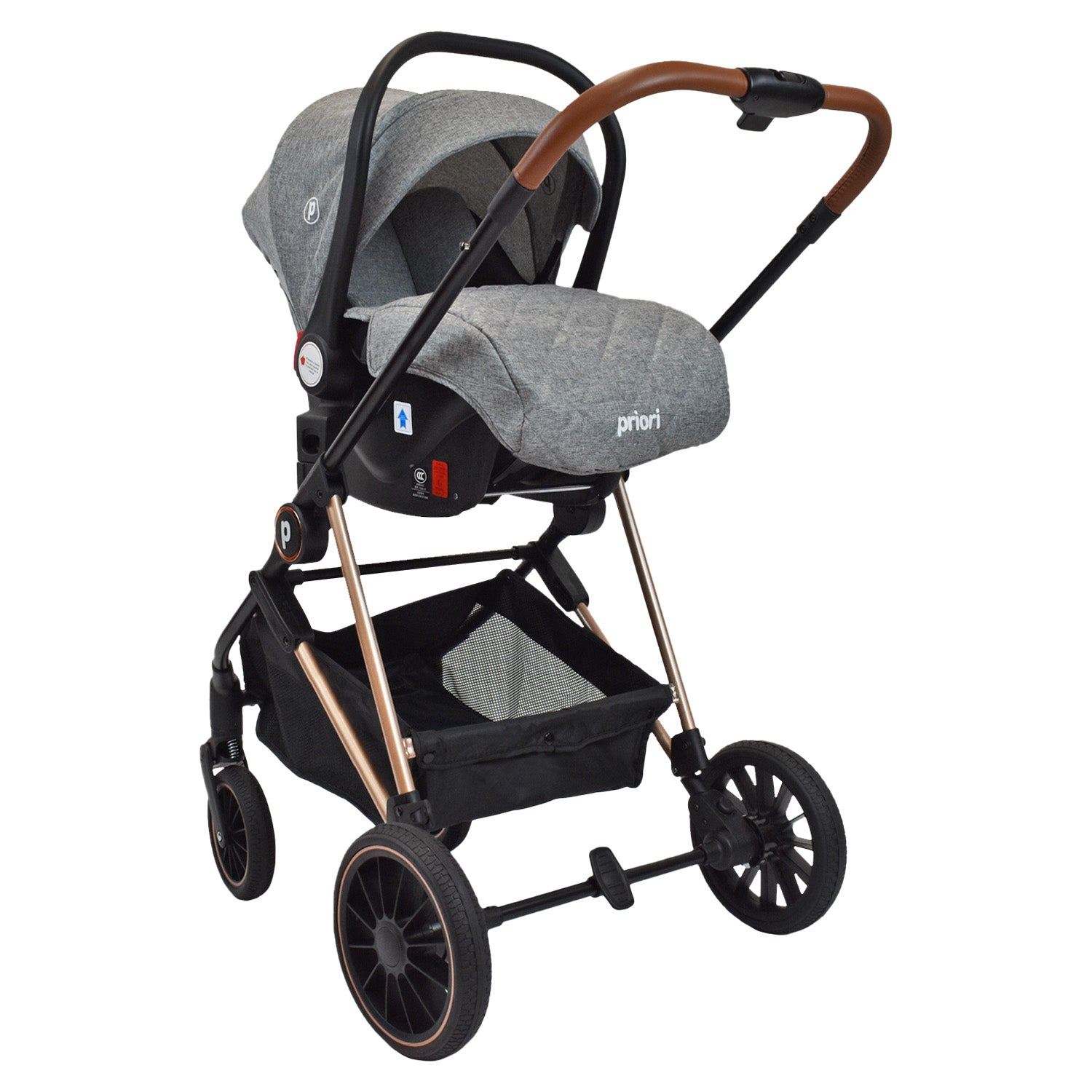 Coche Bebé Moisés Priori Ana Ts Gris