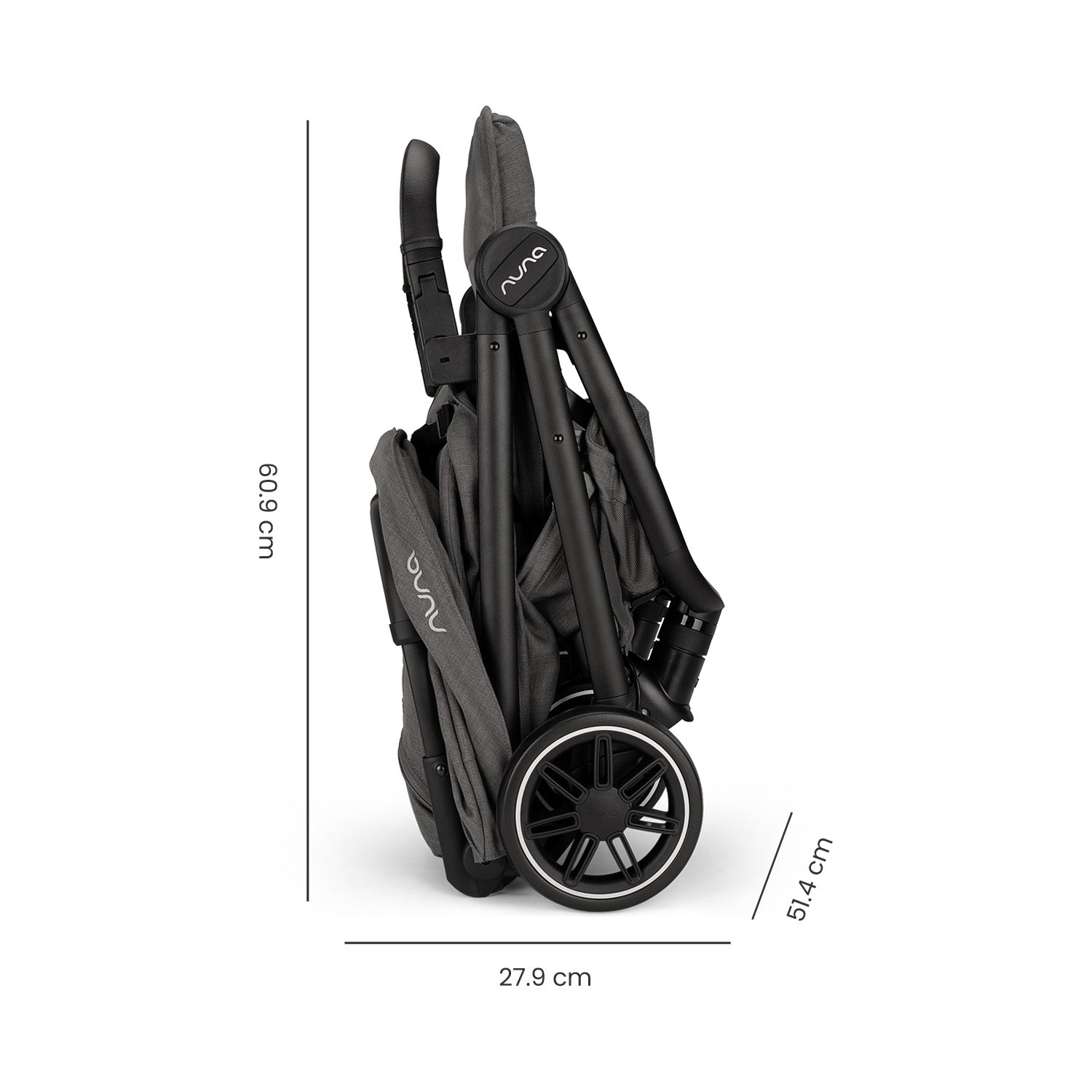 Coche Bebe Nuna Ultracompacto Para Avión TRVL Granite