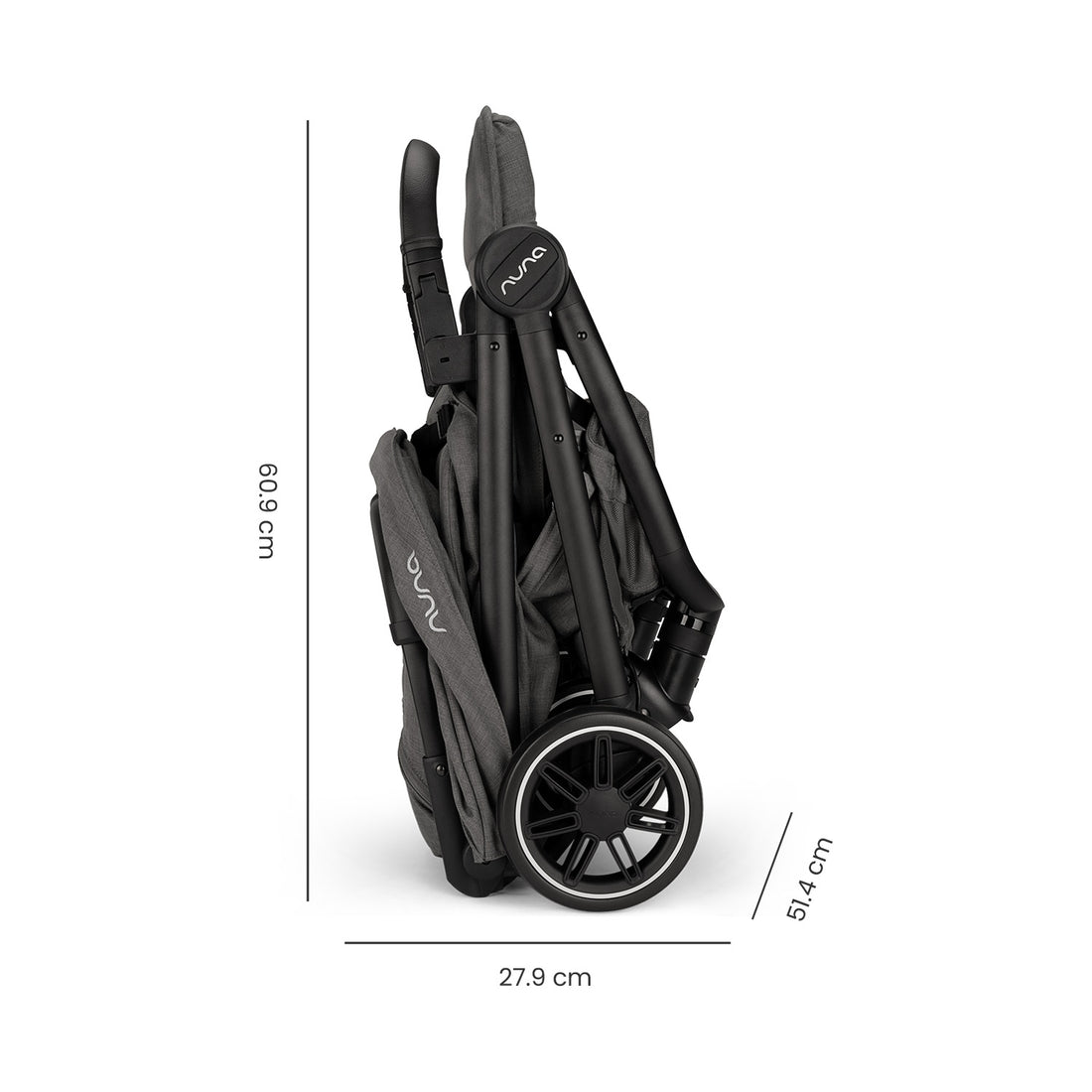 Coche Bebe Nuna Ultracompacto Para Avión TRVL Granite