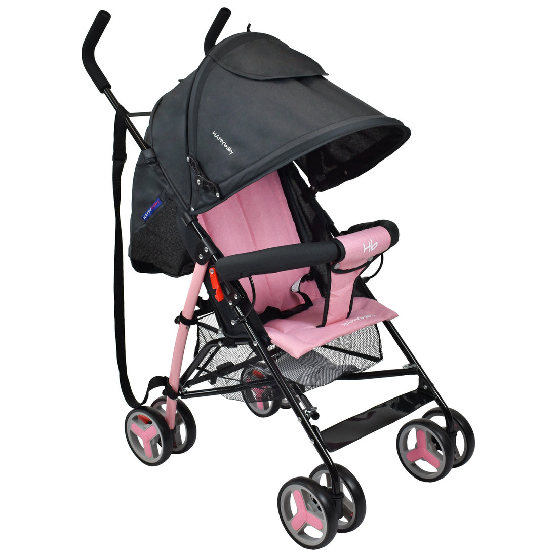 Coche Paseador Bebé Future Happy Baby Rosado