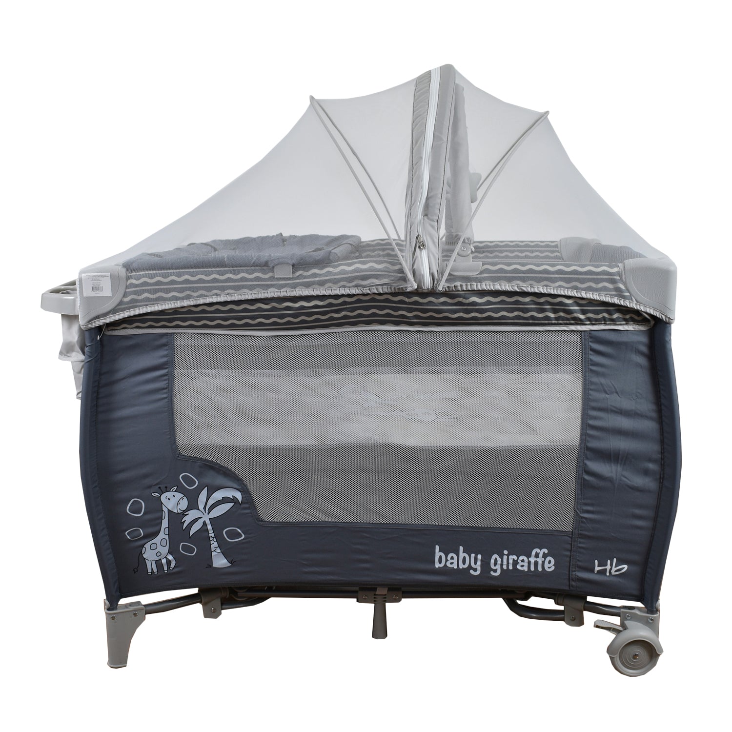 Combo Coche Welly Gris +Cuna Mecedora Miami Gris