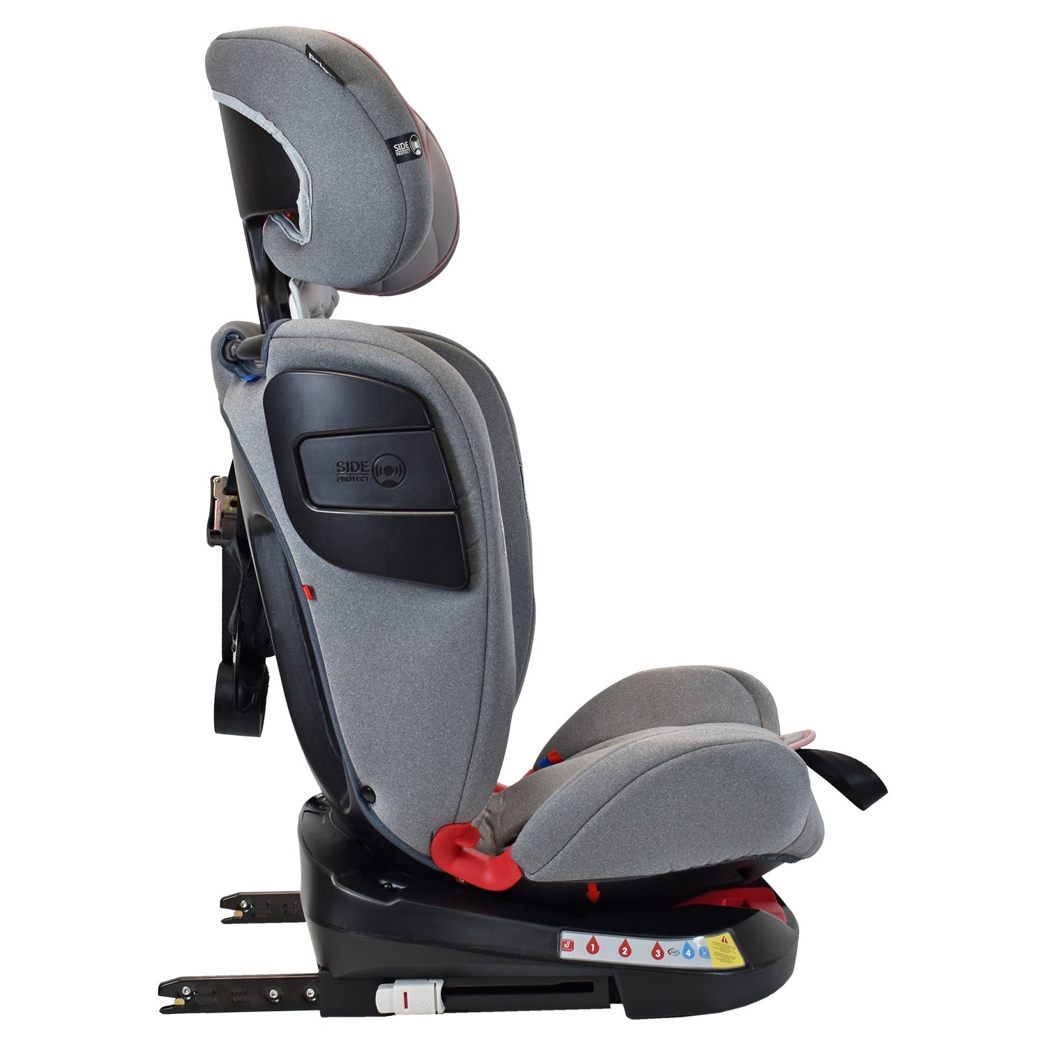 Silla De Carro Bebe Twist Con Isofix Rosado  Priori