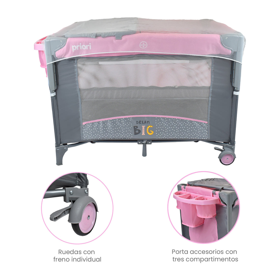 Combo Cuna Colecho Avanti + Paseador Park Priori