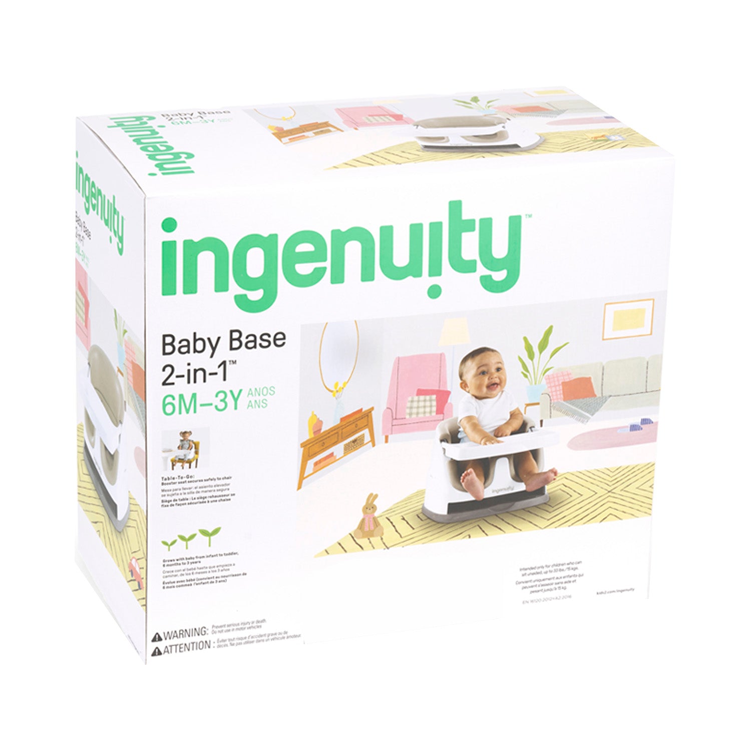 Silla Comedor Booster Multiusos Bebe Ingenuity 10678