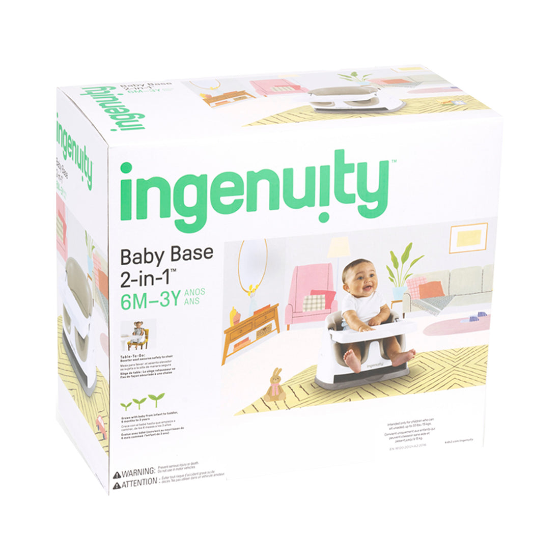 Silla Comedor Booster Multiusos Bebe Ingenuity 10678