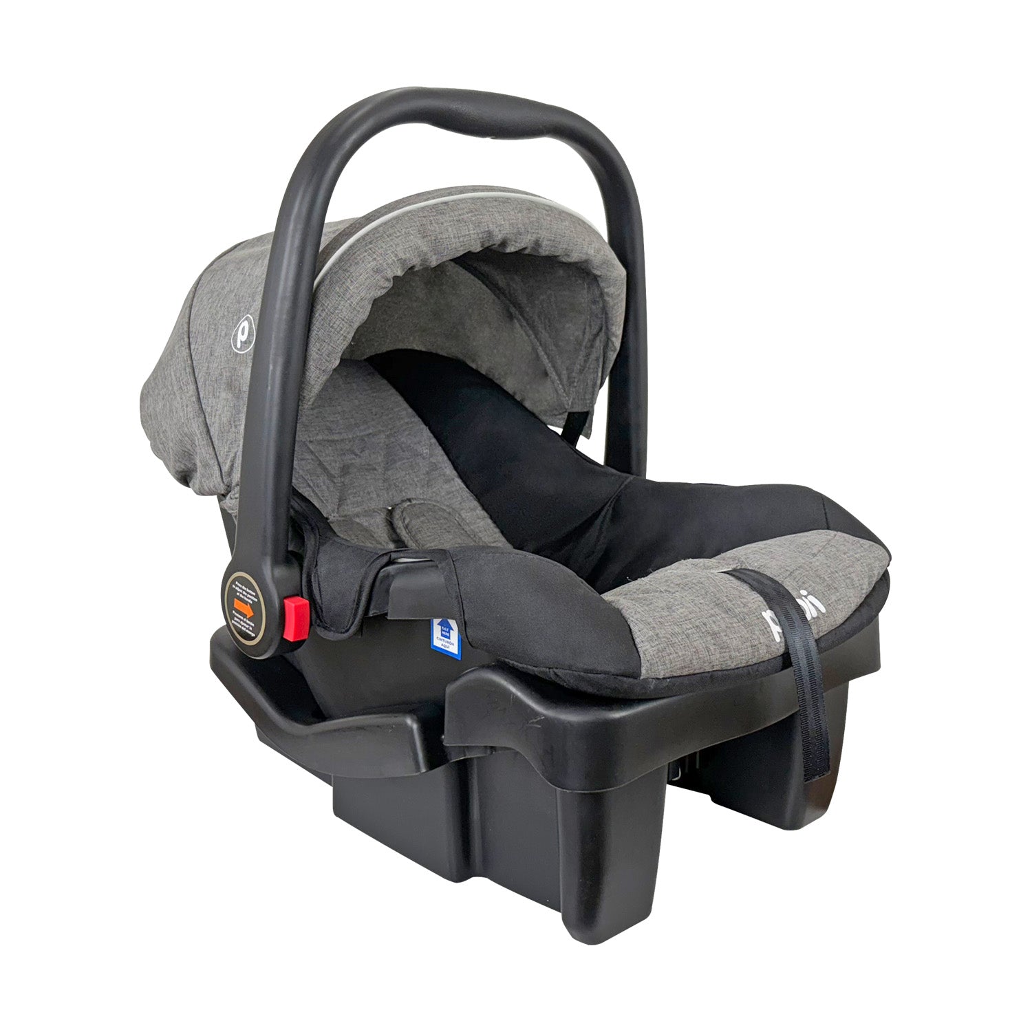 Silla Portabebe con Base Maverick Priori Gris