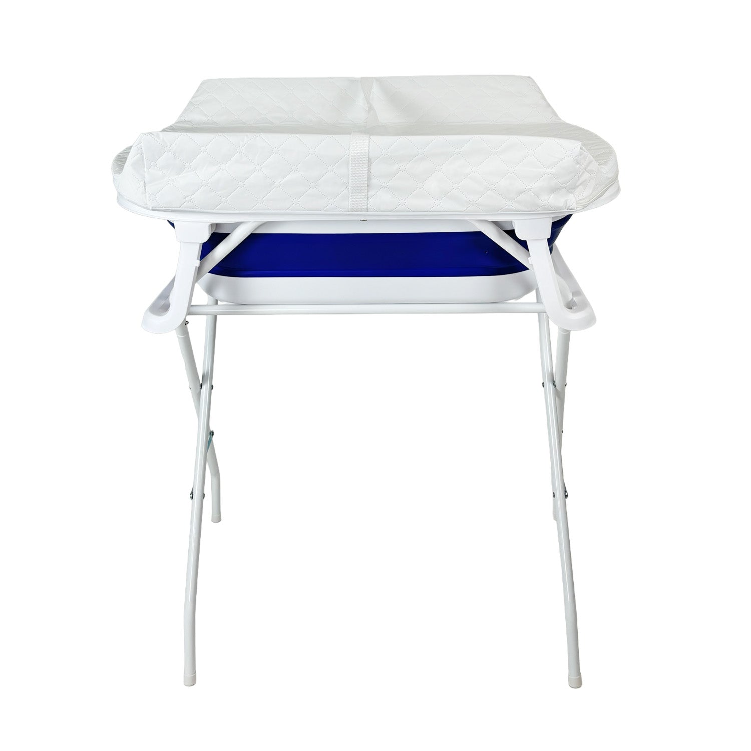 Bañera Bebé Stand Changer y Soporte Metálico Azul Priori
