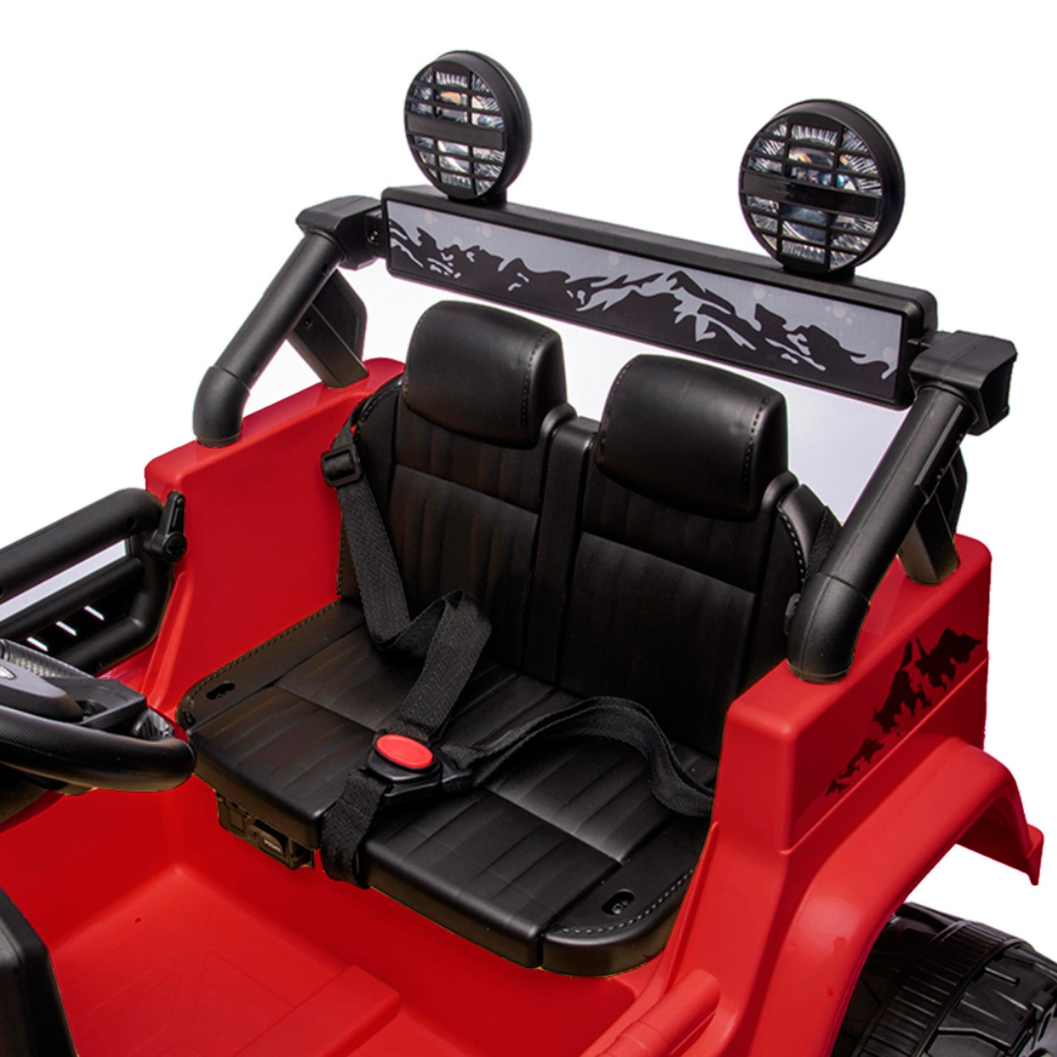 Carro Electrico Niño Niña Montable Toyota YJ2099 Rojo