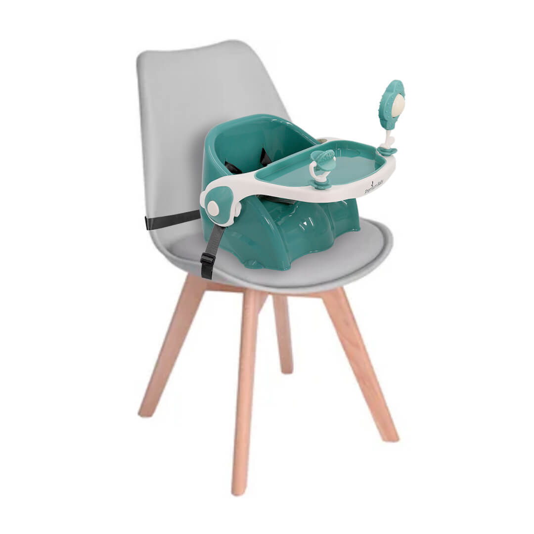 Silla Comedor Booster Verde Bozz Premium Baby