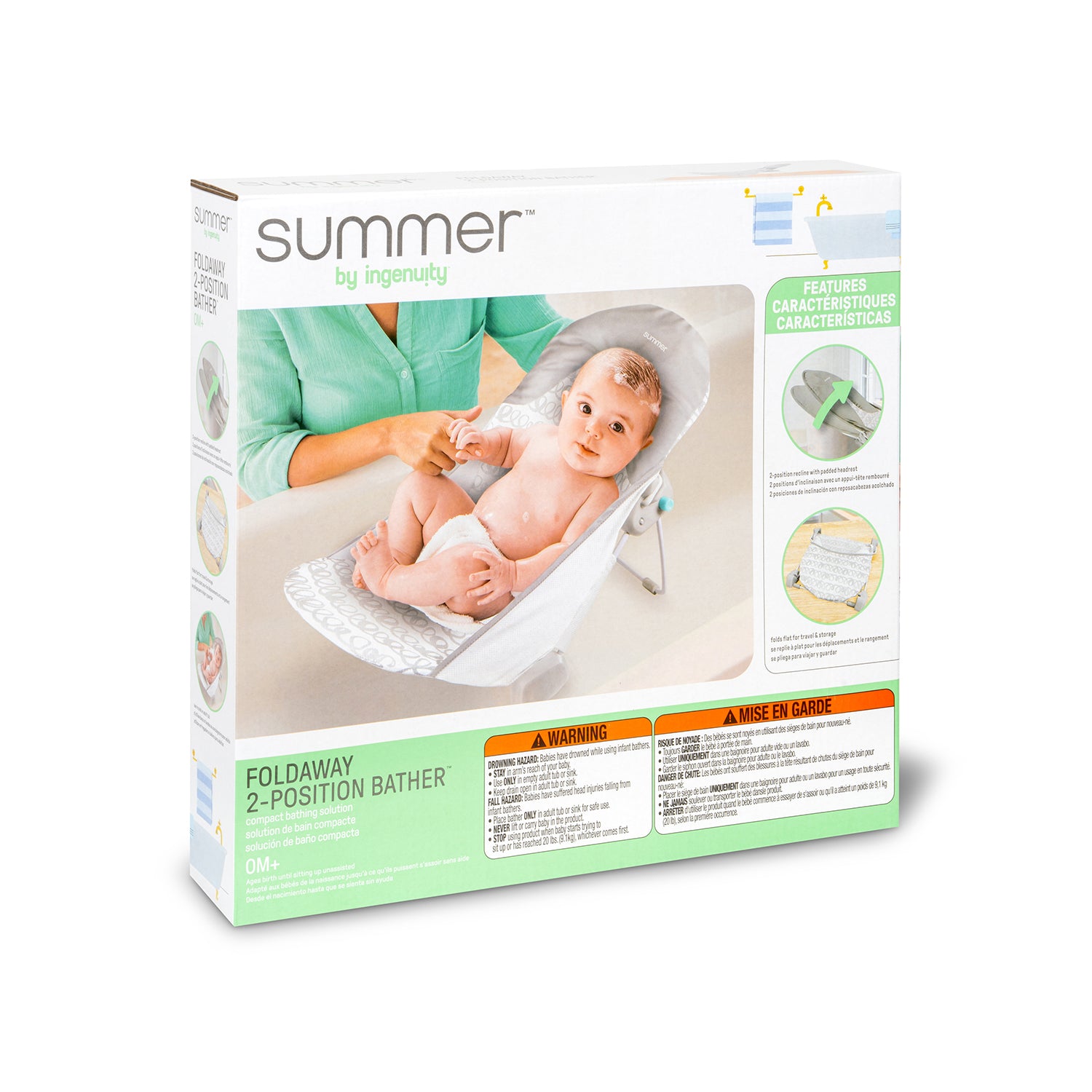 Bañador Plegable Summer Bebe Ingenuity Gris 19994