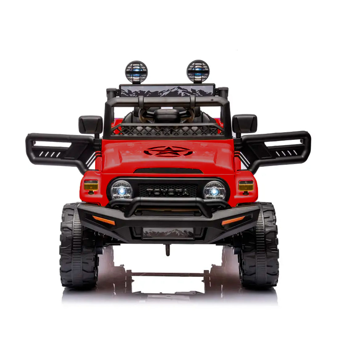 Carro Electrico Niño Niña Montable Toyota YJ2099 Rojo