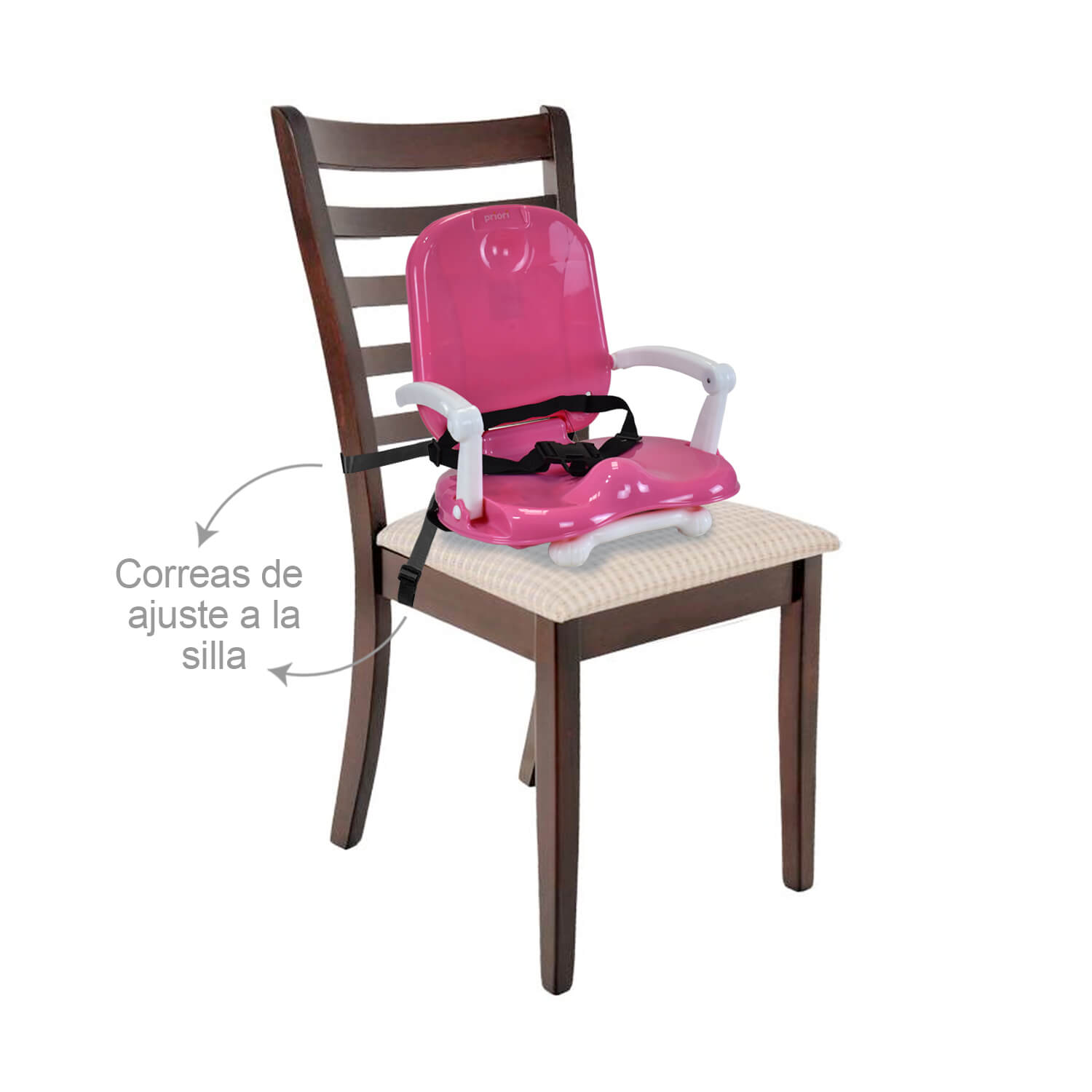 Silla Comerdor Booster Priori SCH001 Rosa