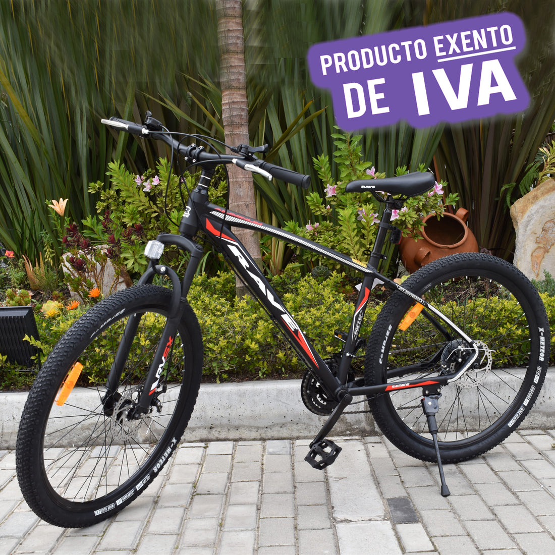 Bicicleta Rave Negro MTB Aro 27.5" de 21 Velocidades