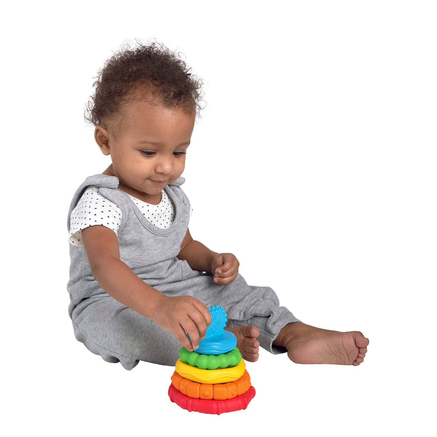 Mordedores Baby Einstein Stack & Teethe 5 Piezas 12356