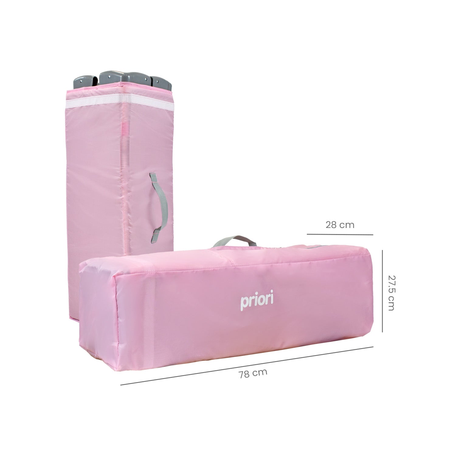 Cuna Colecho Bebe Priori Ariel Sky Rosado