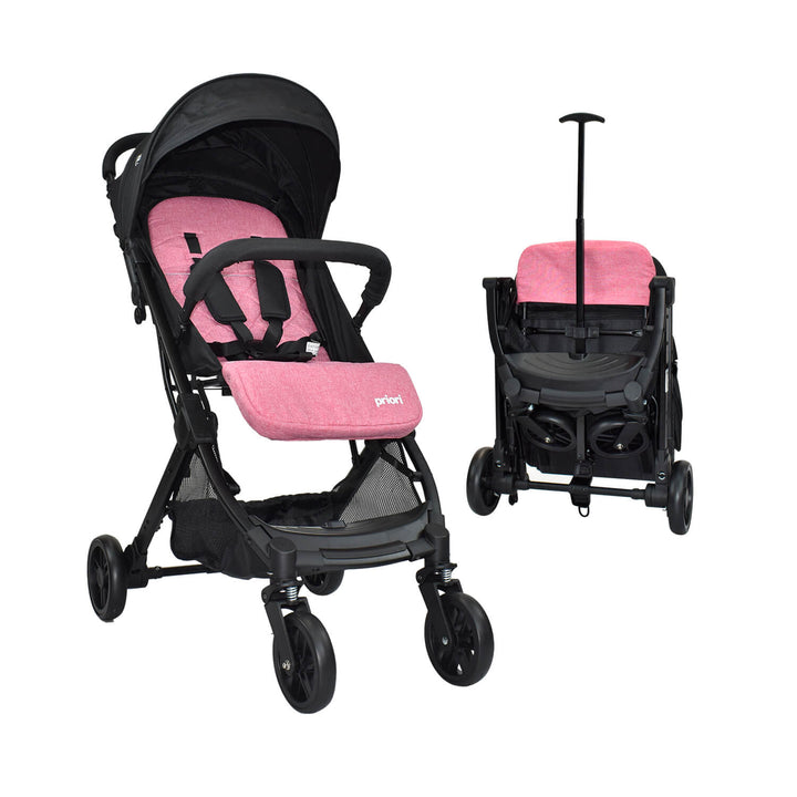 Coche Bebe Priori Tipo Maleta Argus Rosa