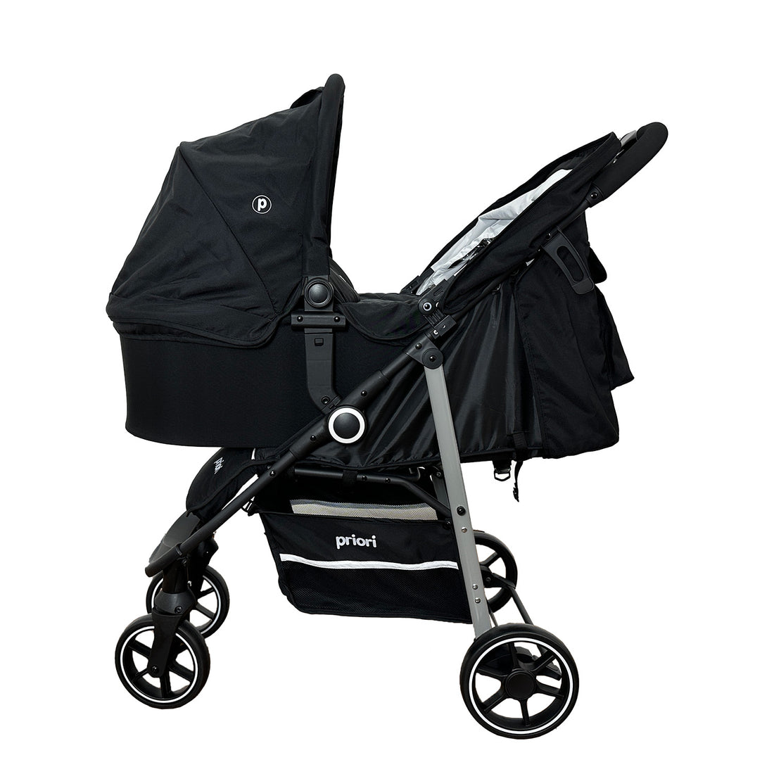 Coche Bebe 3 en 1 Charlotte Priori Negro