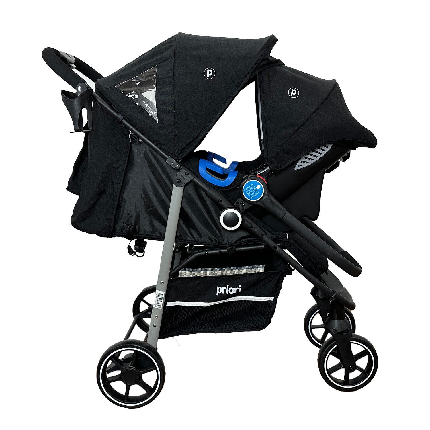Coche Bebe 3 en 1 Charlotte Priori Negro