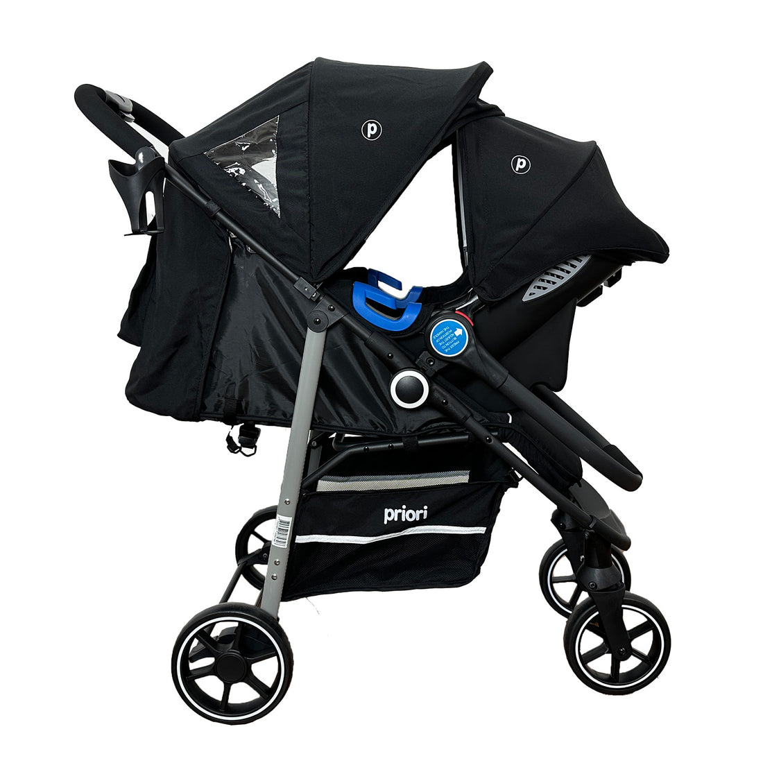 Coche Bebe 3 en 1 Charlotte Priori Negro