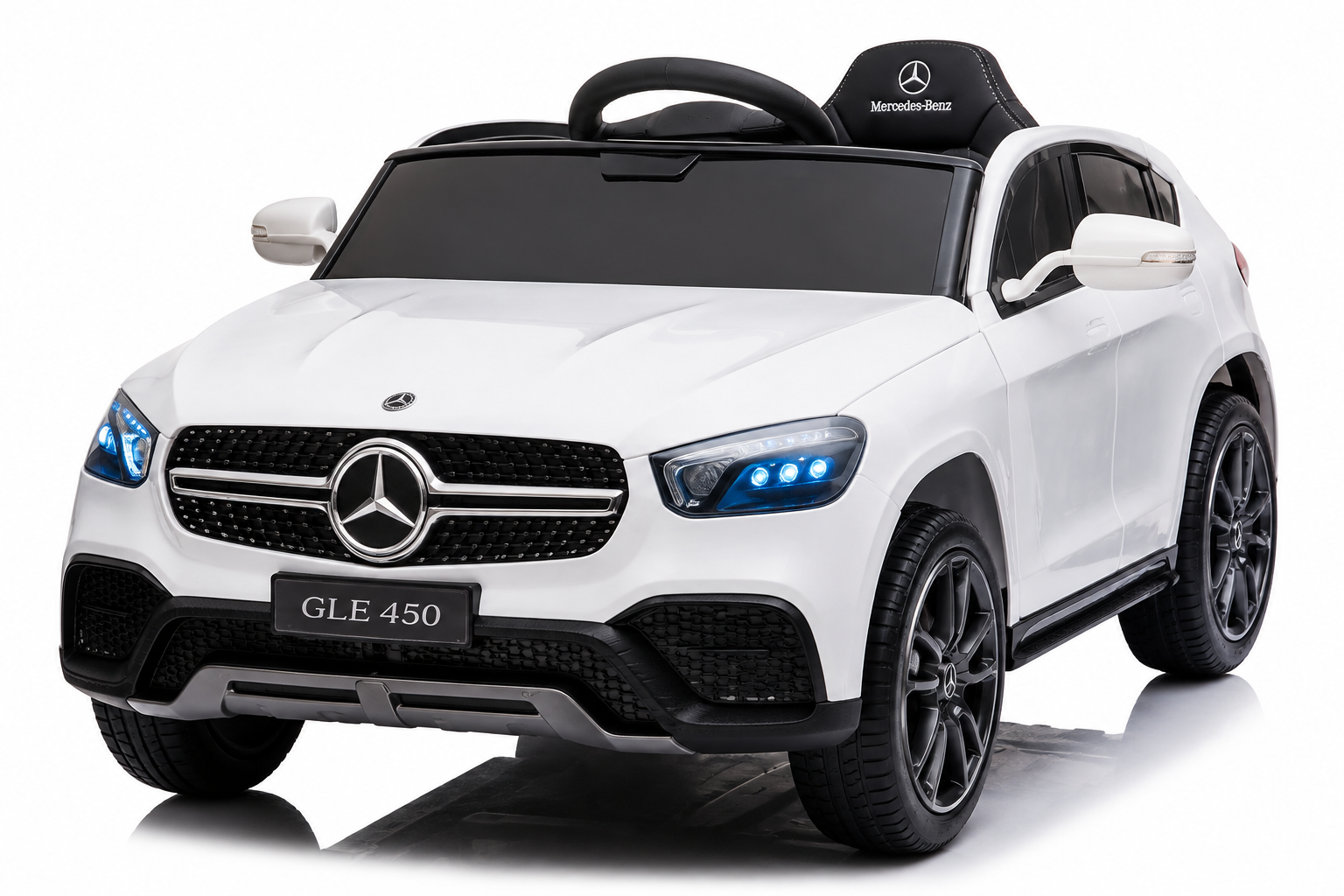 Carro Electrico Niño Niña Montable Mercedes benz LQ013 Blanco