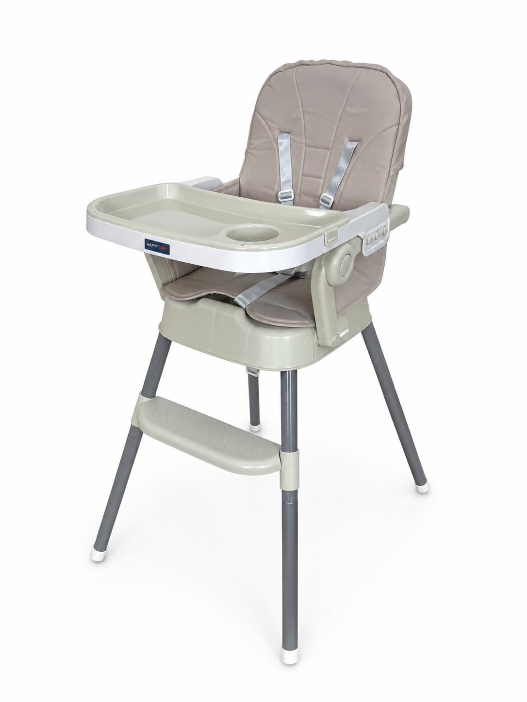 Silla Comedor 3 en 1 bebé America Happy Baby Beige
