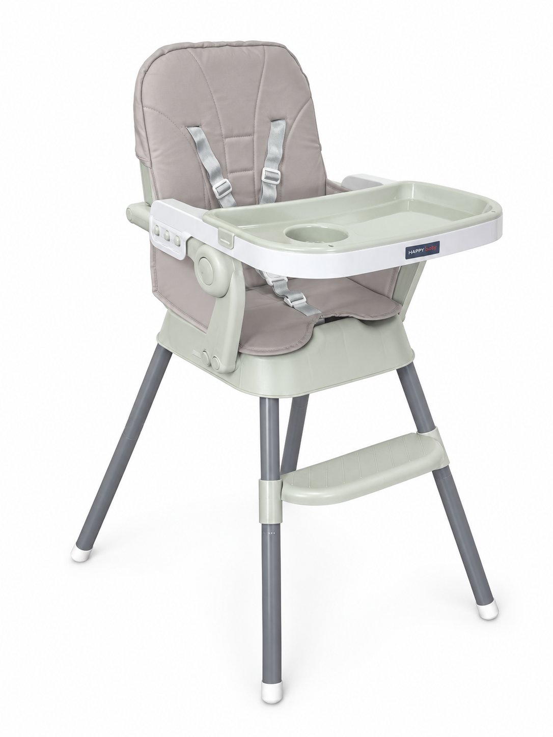 Silla Comedor 3 en 1 bebé America Happy Baby Beige