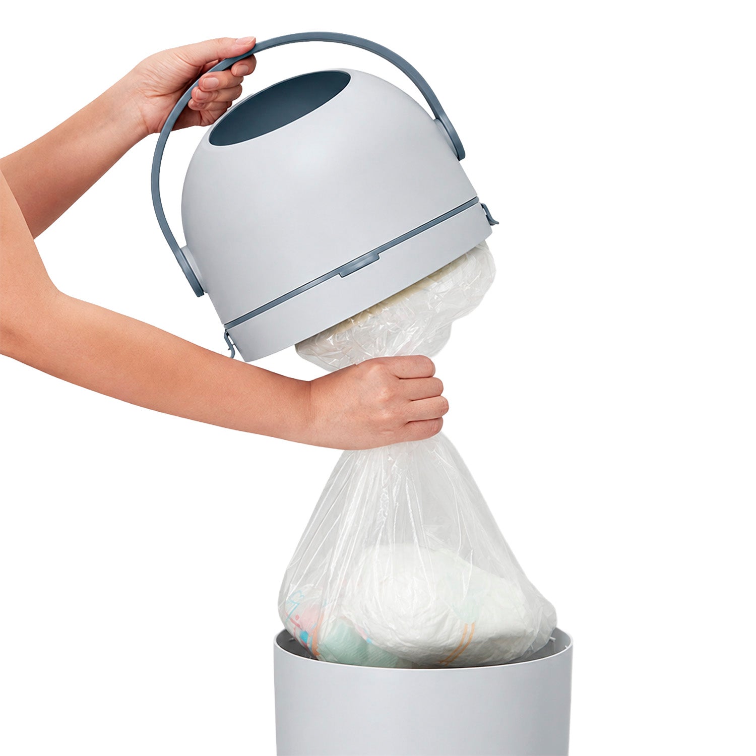 Contenedor de Pañales Bebé Premium Baby Gris