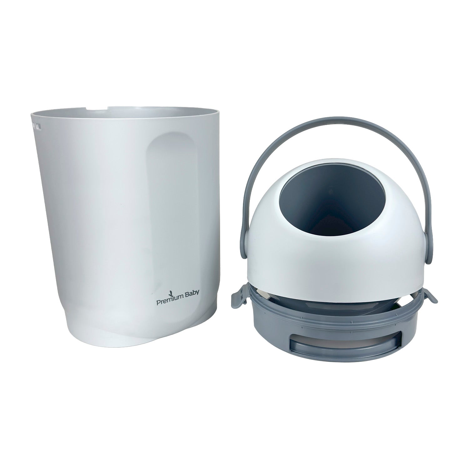Contenedor de Pañales Bebé Premium Baby Gris