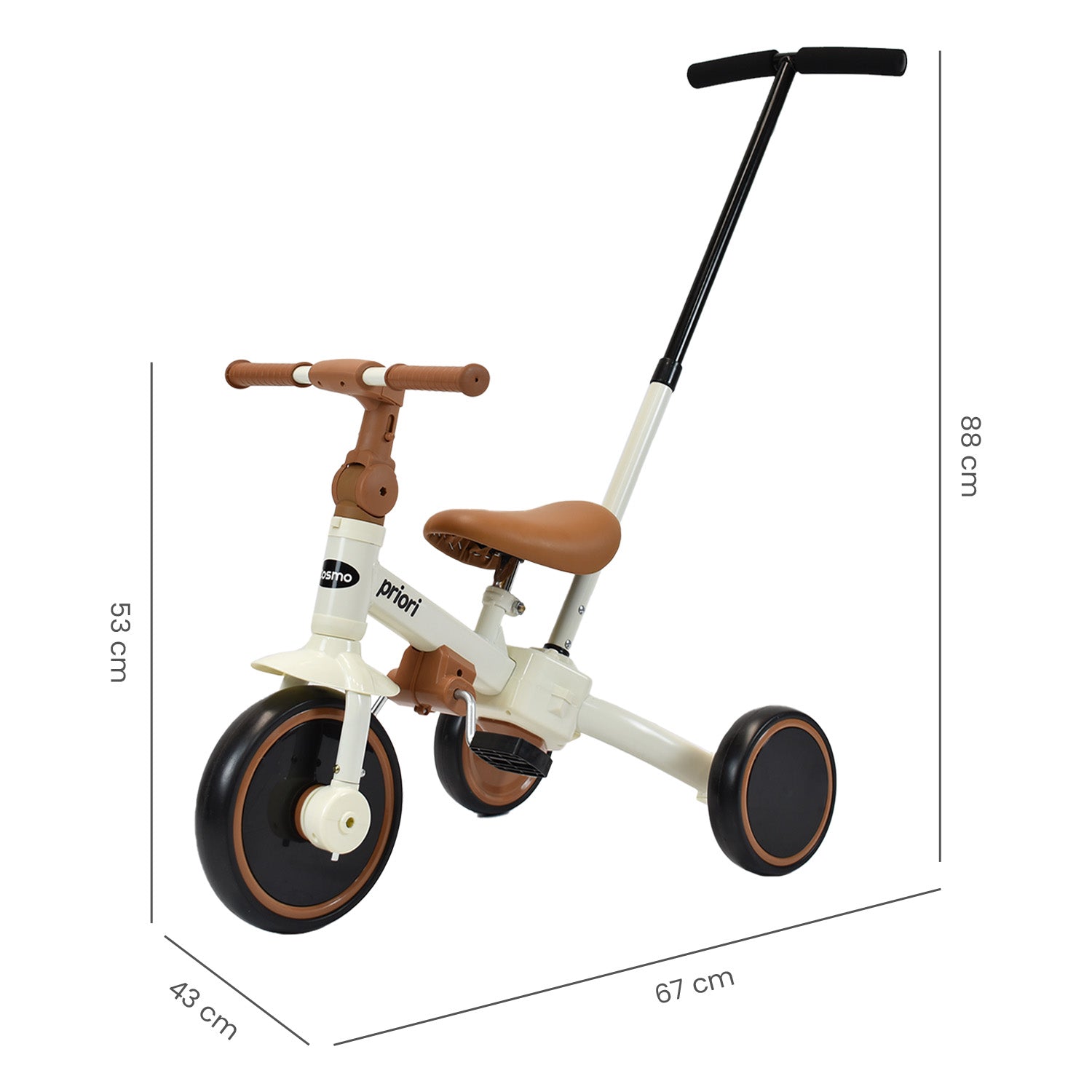 Triciclo 4 en 1 Cosmo Bebe Priori