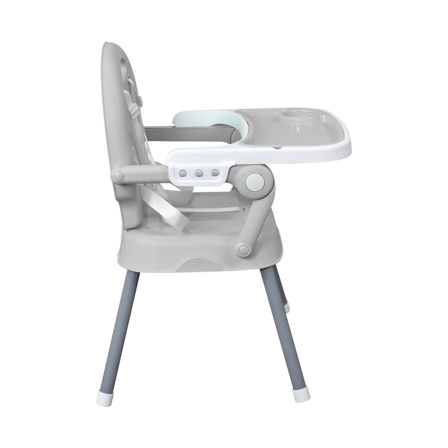 Silla comedor bebe 3en1 Happy Baby Gris CP7000