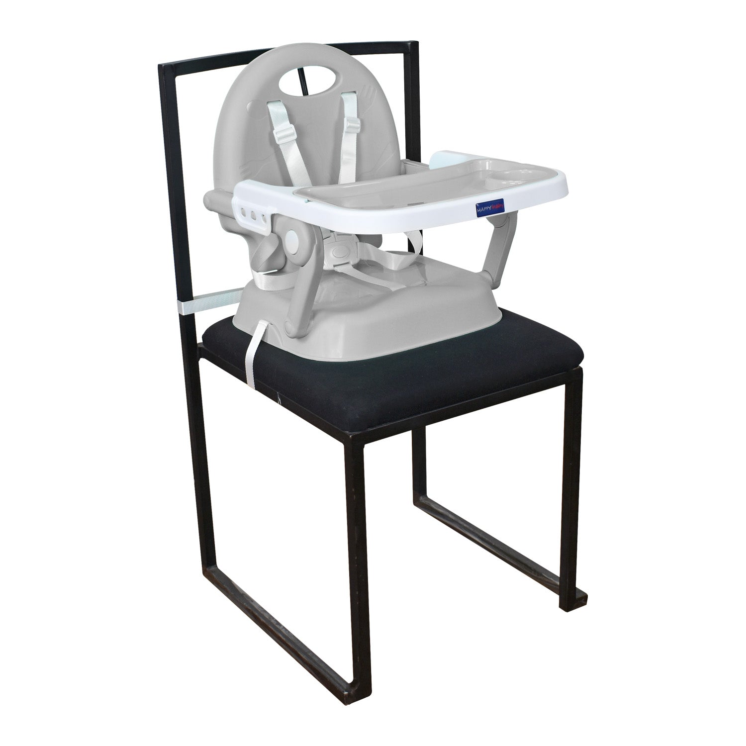 Silla comedor bebe 3en1 Happy Baby Gris CP7000