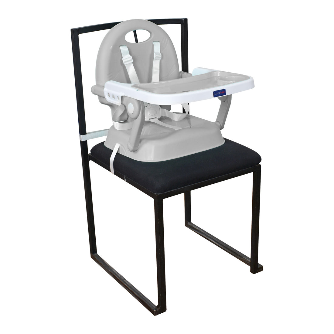Silla comedor bebe 3en1 Happy Baby Gris CP7000