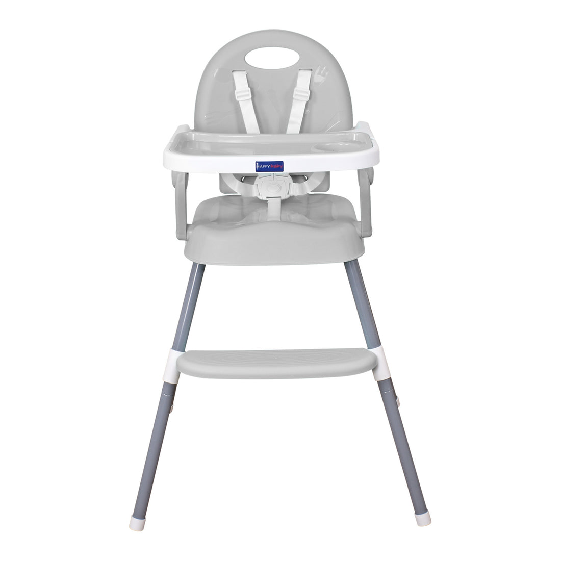 Silla comedor bebe 3en1 Happy Baby Gris CP7000