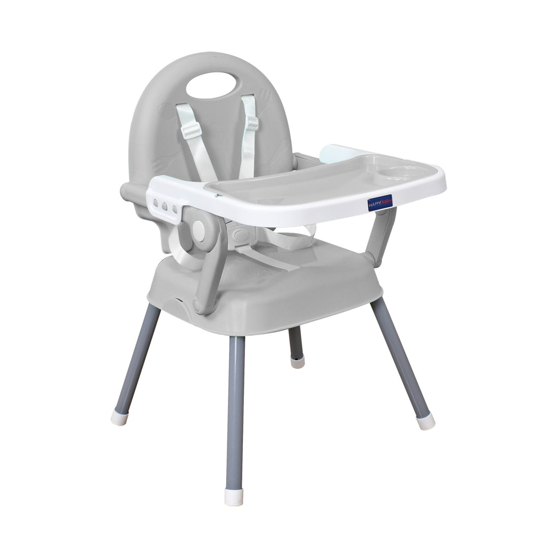 Silla comedor bebe 3en1 Happy Baby Gris CP7000