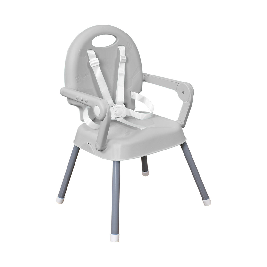 Silla comedor bebe 3en1 Happy Baby Gris CP7000