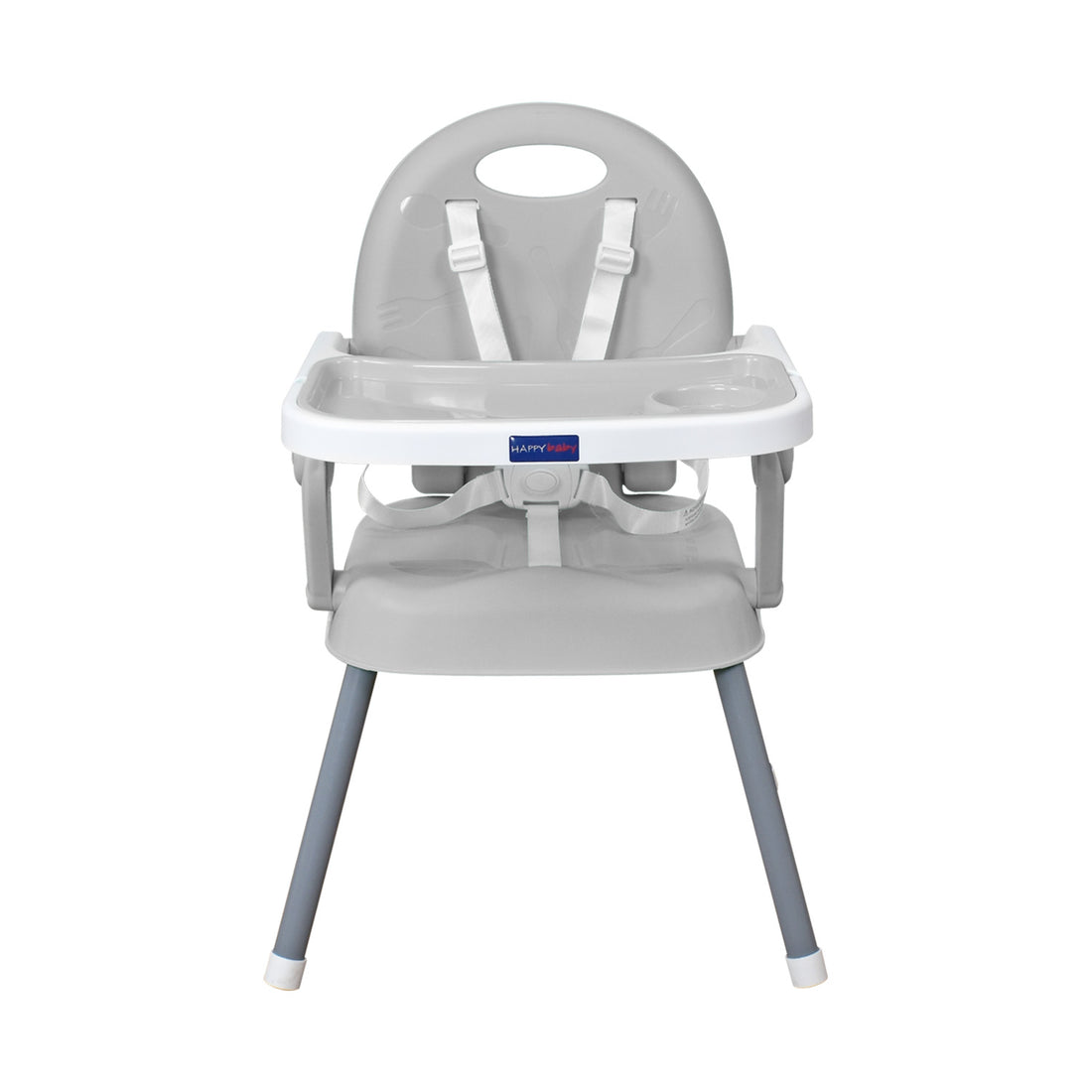 Silla comedor bebe 3en1 Happy Baby Gris CP7000