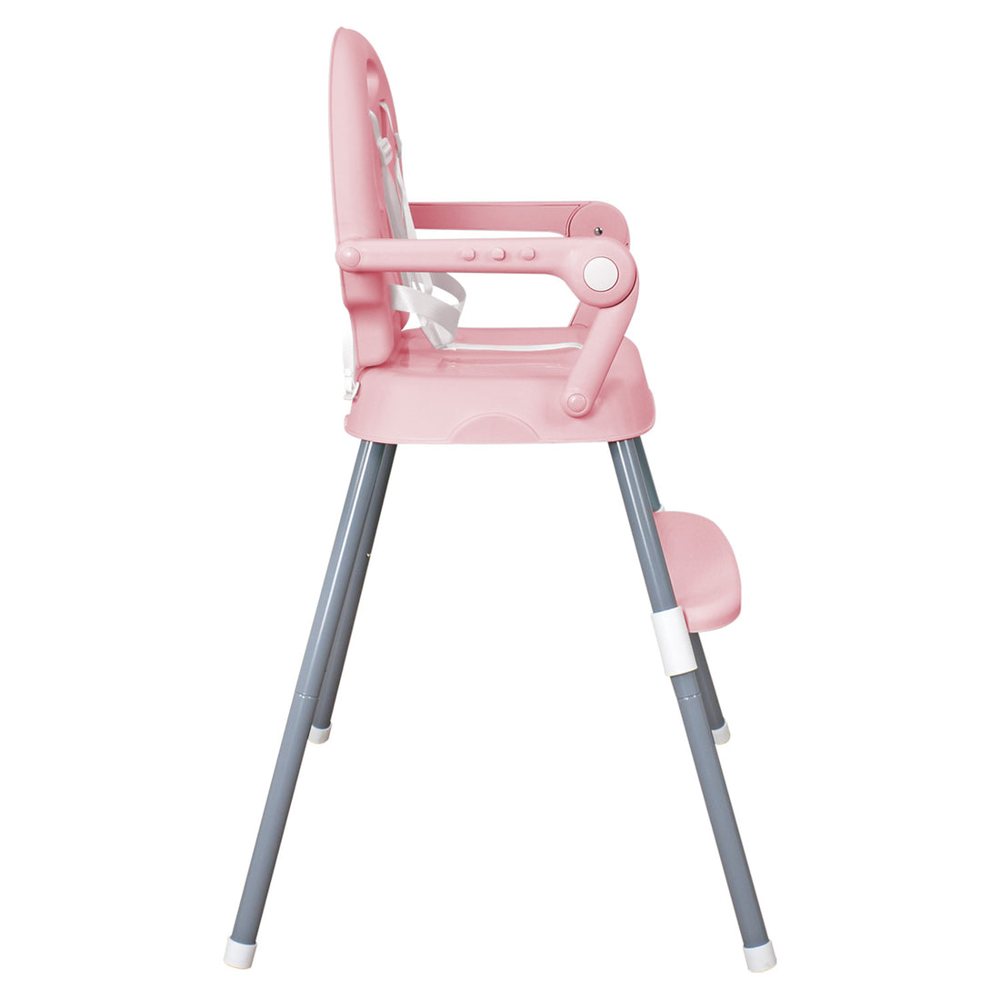 Silla comedor bebe 3en1 Happy Baby rosa CP7000