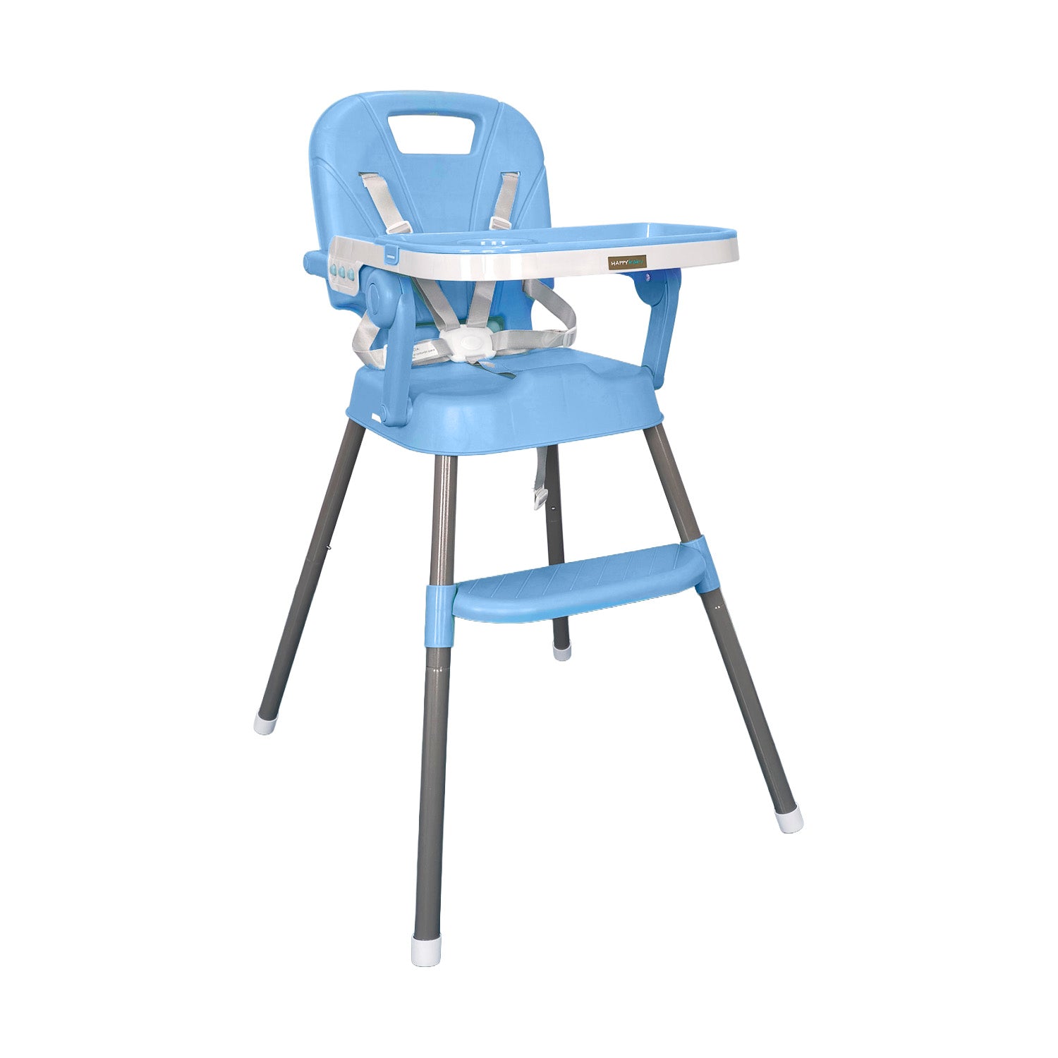 Silla Comedor 3 en 1 bebé CP7000N Happy Baby Azul